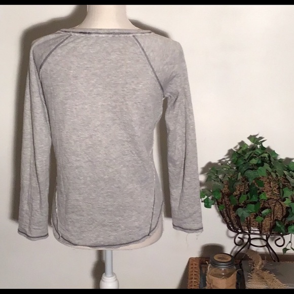 Jolt textured and distressed  sweatshirt gray S - Picture 3 of 6